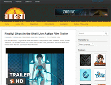 Tablet Screenshot of animeism.org